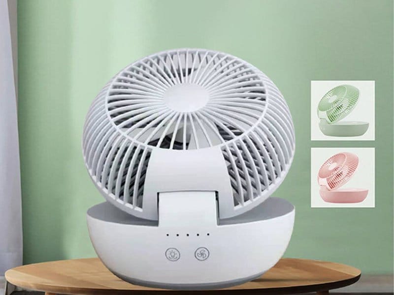 T7 solar fan with led light