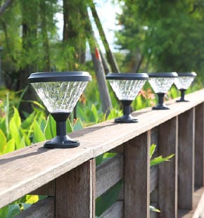 SKL003 solar fence post lights
