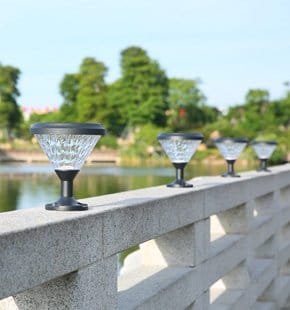 SKL003 solar pillar lights outdoor