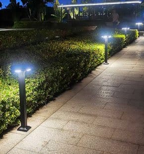 SLL008 solar bollard lights outdoor