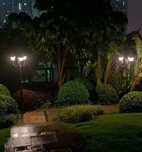 SLL-006 solar courtyard light