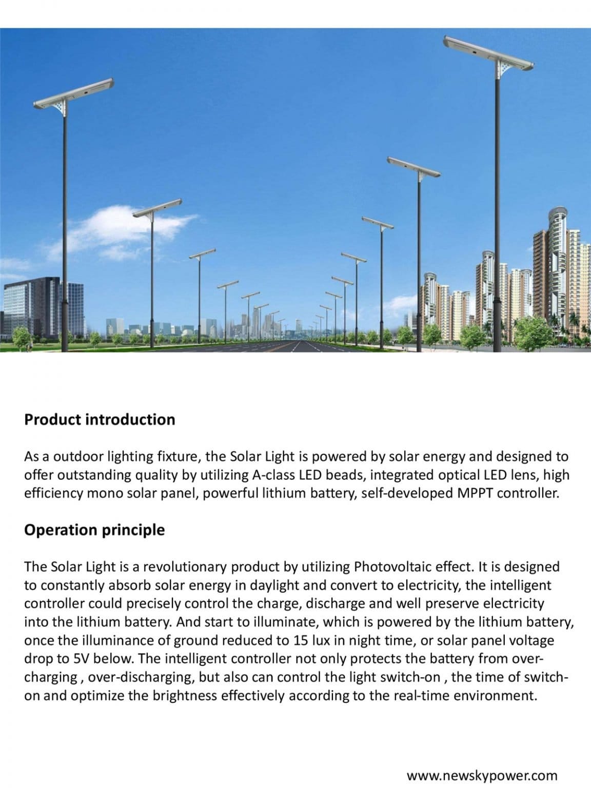 All In One Solar Street Light Manufacturer, 80W Solar Street Light