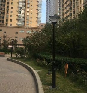 SCL-001 solar pole lights outdoor