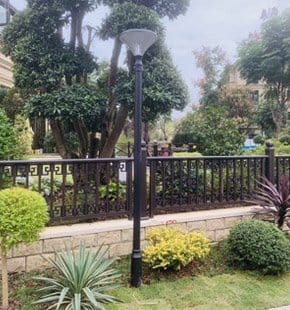 SCL-002plus solar pole lights for garden