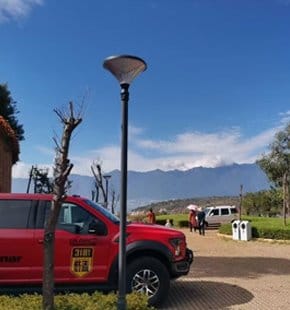 SCL-002plus solar powered pole light