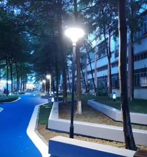 SCL-002plus super bright solar lamp post