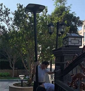 SCL-004 solar courtyard light