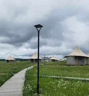 SCL-005 outdoor solar pole light