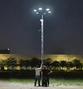 SCL-007 led solar pole lights