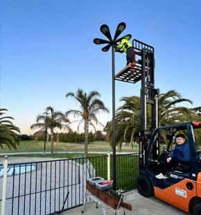 SCL-007 solar pole light