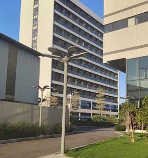 SCL-007 solar pole lights outdoor