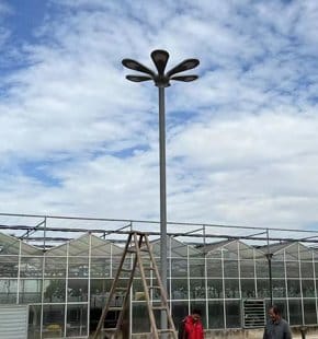 SCL-007 solar powered pole light