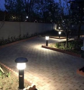 SLL-003 solar light backyard