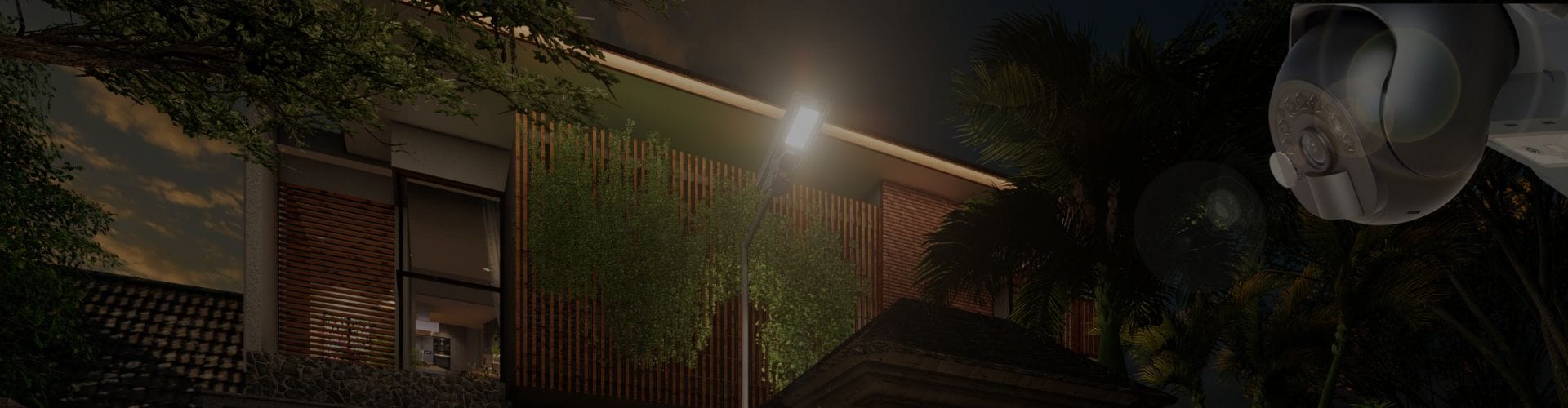 banner solar street light with camera