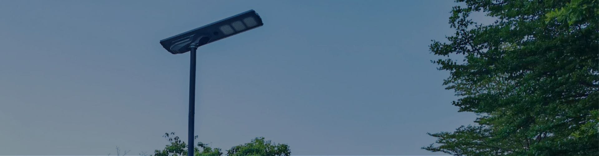 banner solar street light with motion sensor