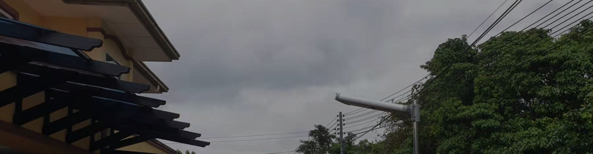 banner solar street light with pole