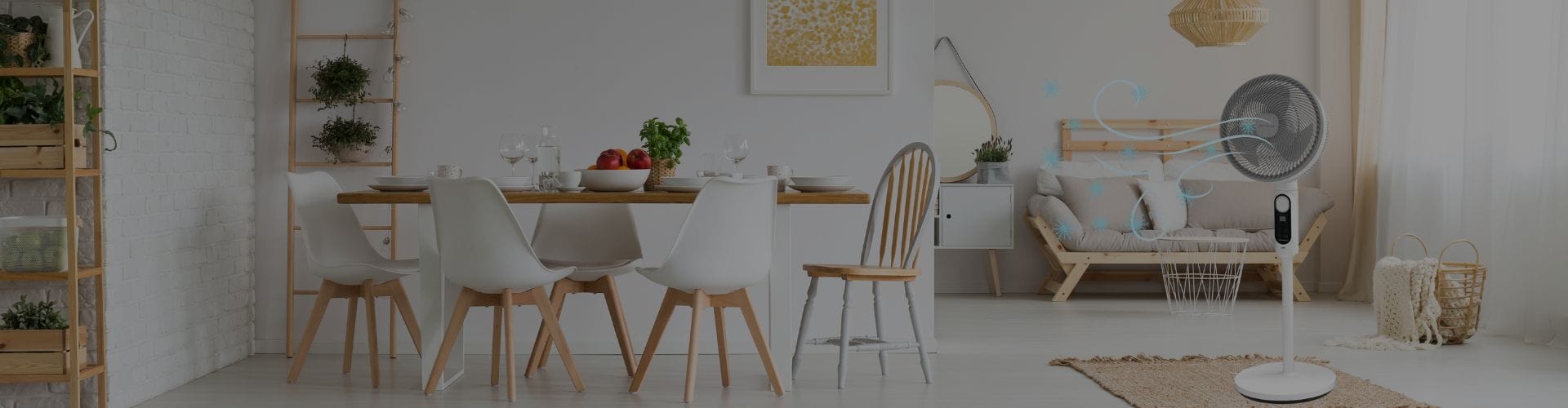 banner solar fan with battery