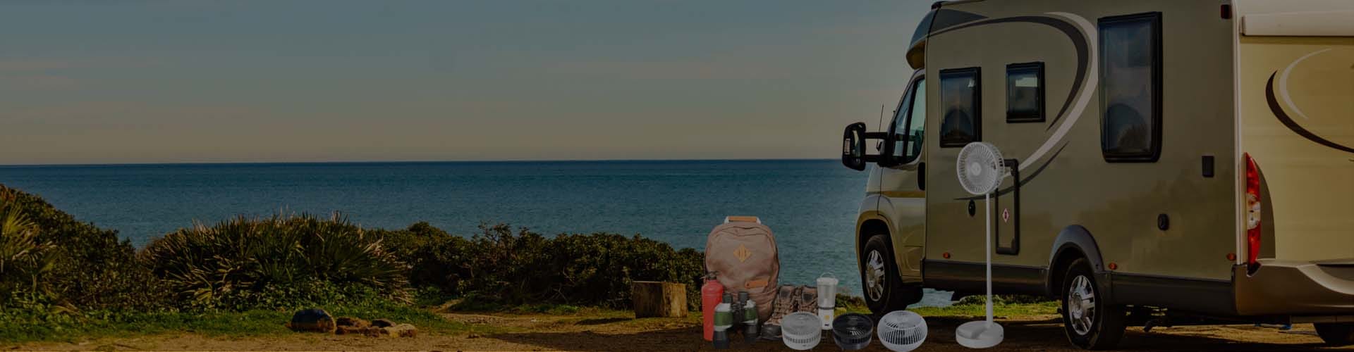 banner solar fans portable