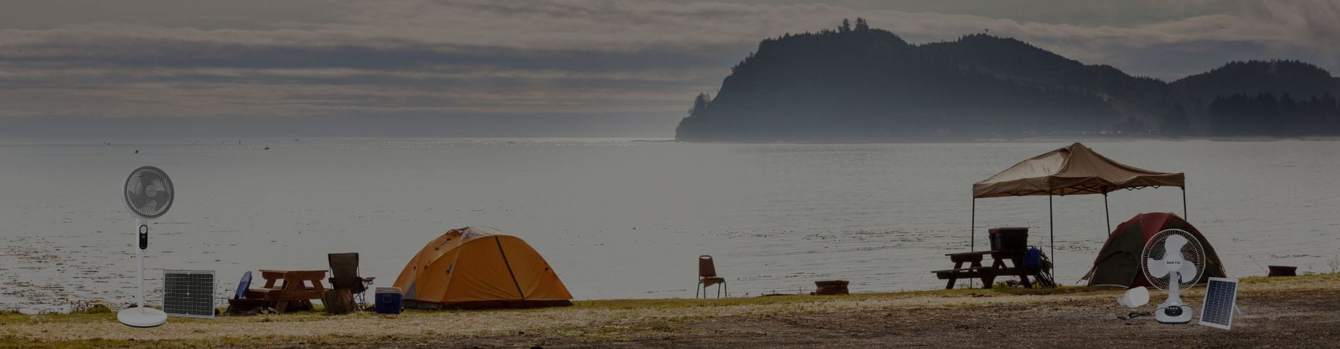 banner solar outdoor fans