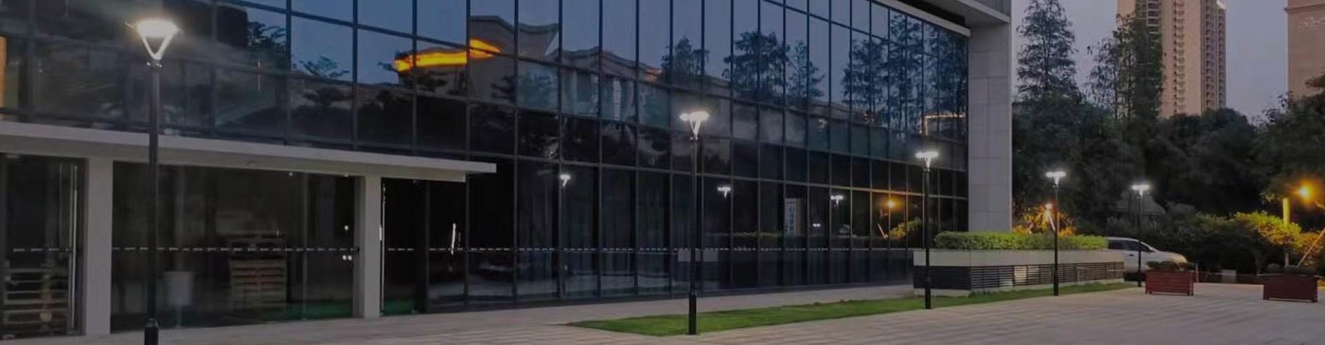 banner solar parking lot lights