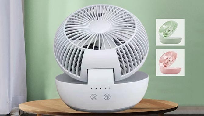 feature portable solar fans