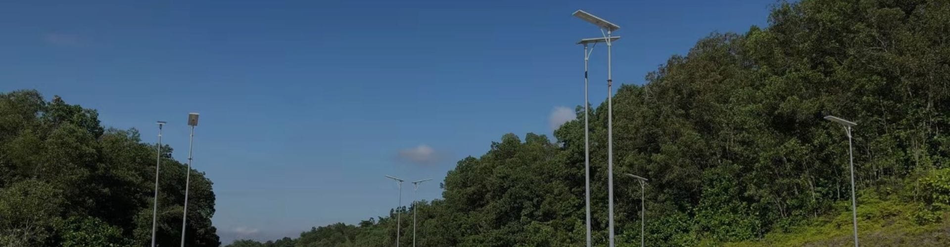 banner solar street light outdoor