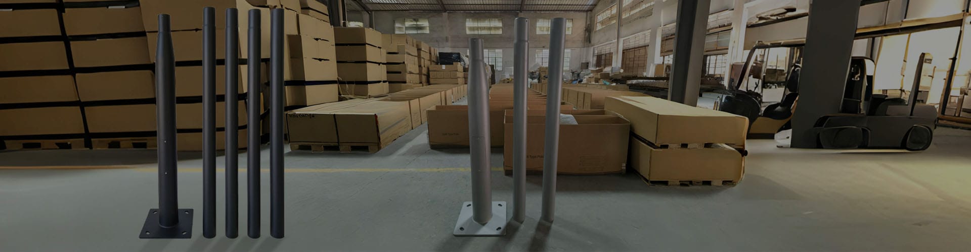 banner light pole for home