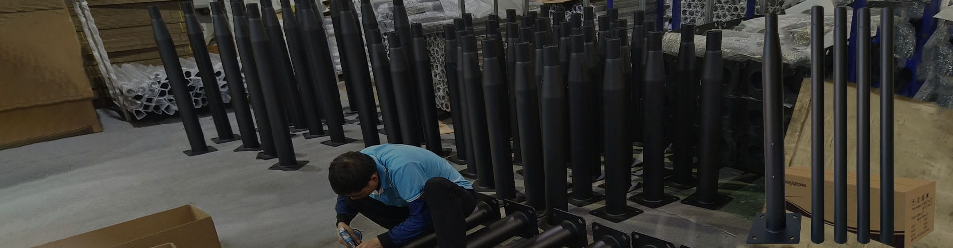 banner residential light pole