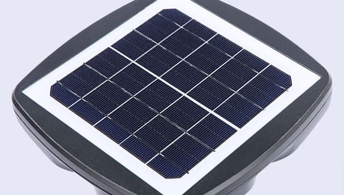 feature Solar wall light panel