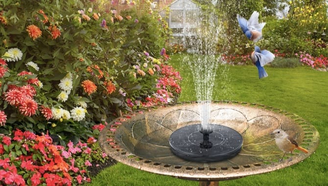 solar water fountain AS10B