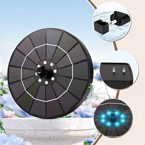 sp33d solar fountain