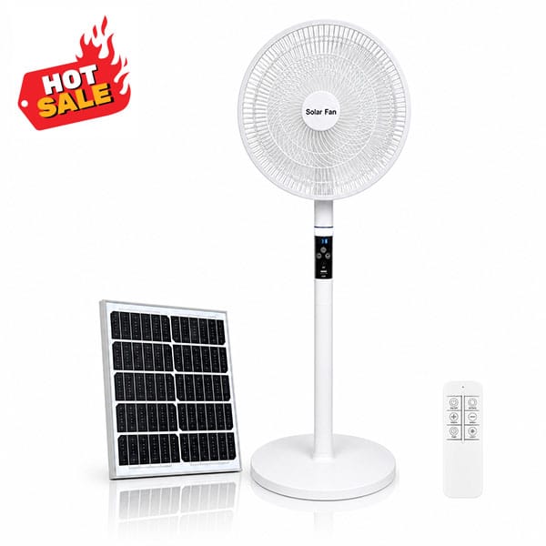T919 solar stand fan