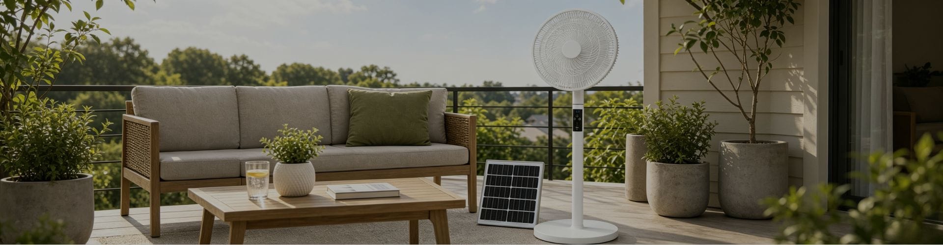 banner solar fan T919