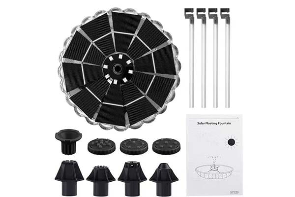 solar fountain SP32D packing