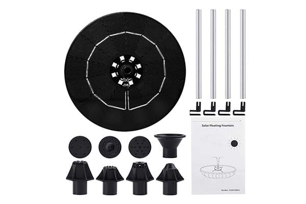 solar fountain SP33D packing