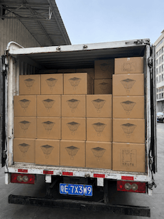 SCL-001 solar garden lights packed for overseas shipment from China factory