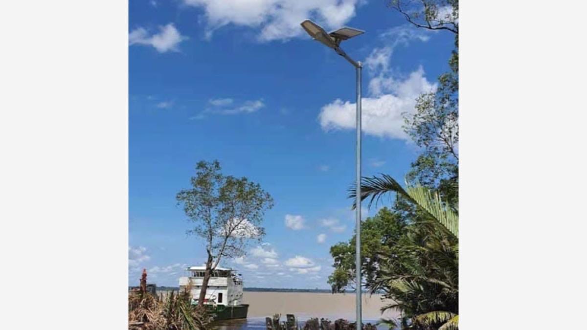 Newskypower solar street light product used for dusk-to-dawn operation