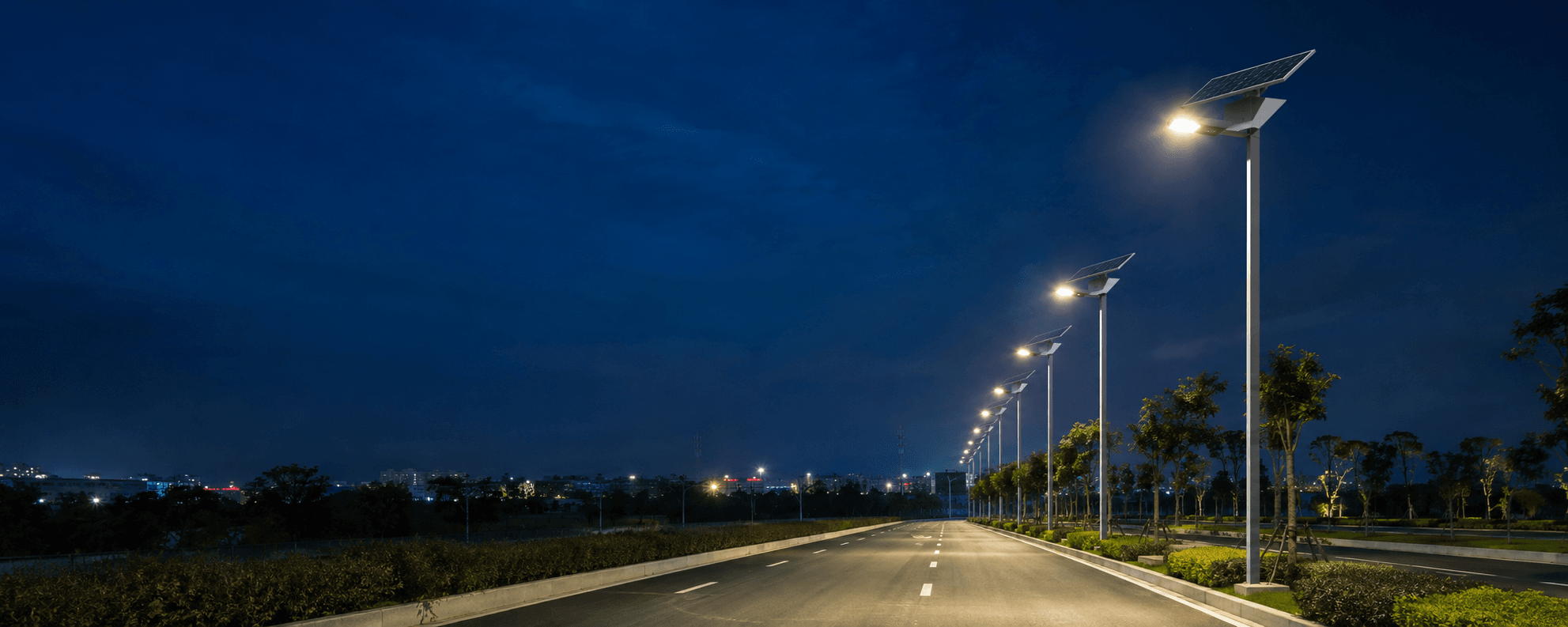 Best solar street light for a municipal road project