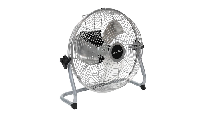 Front view of the 118F floor fan