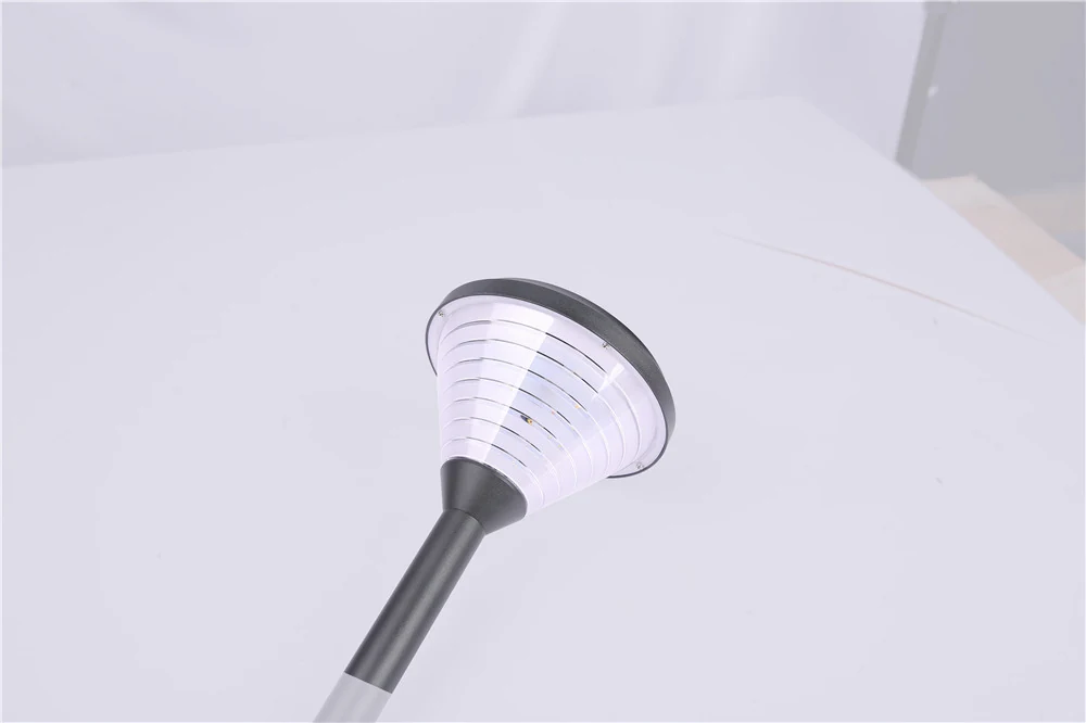 Close view of a source-library pathway-light diffuser