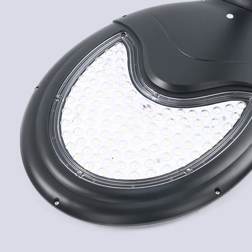Close view of a luminaire optical cover