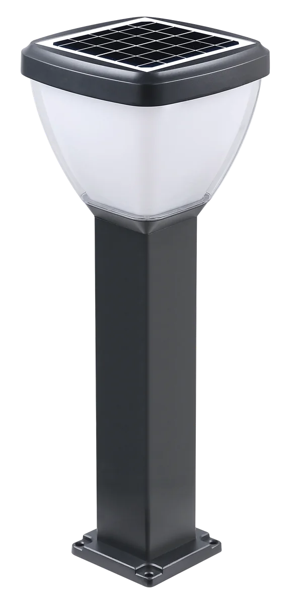 SLL-010 full bollard product showing panel, cover and base