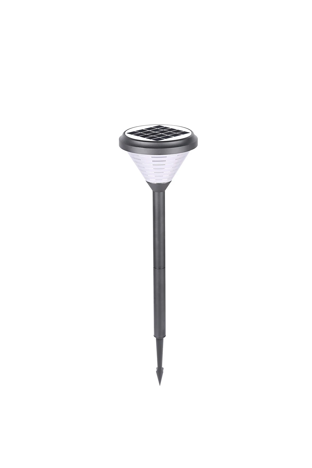 Source solar pathway light with a ground stake