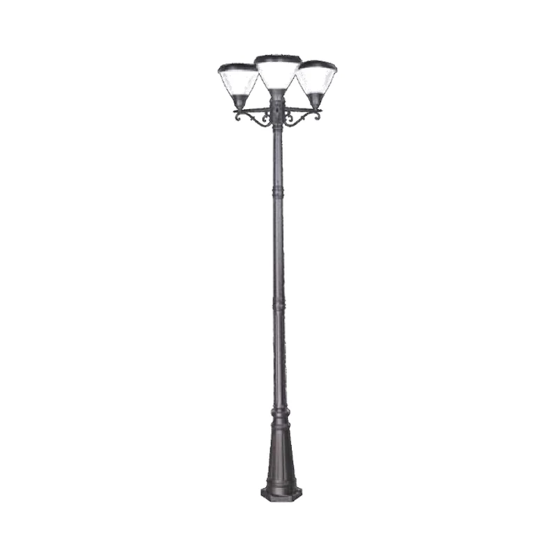 SLL-007 multi-head residential solar post light