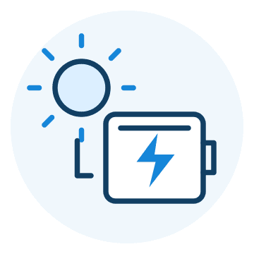 Solar and battery configuration